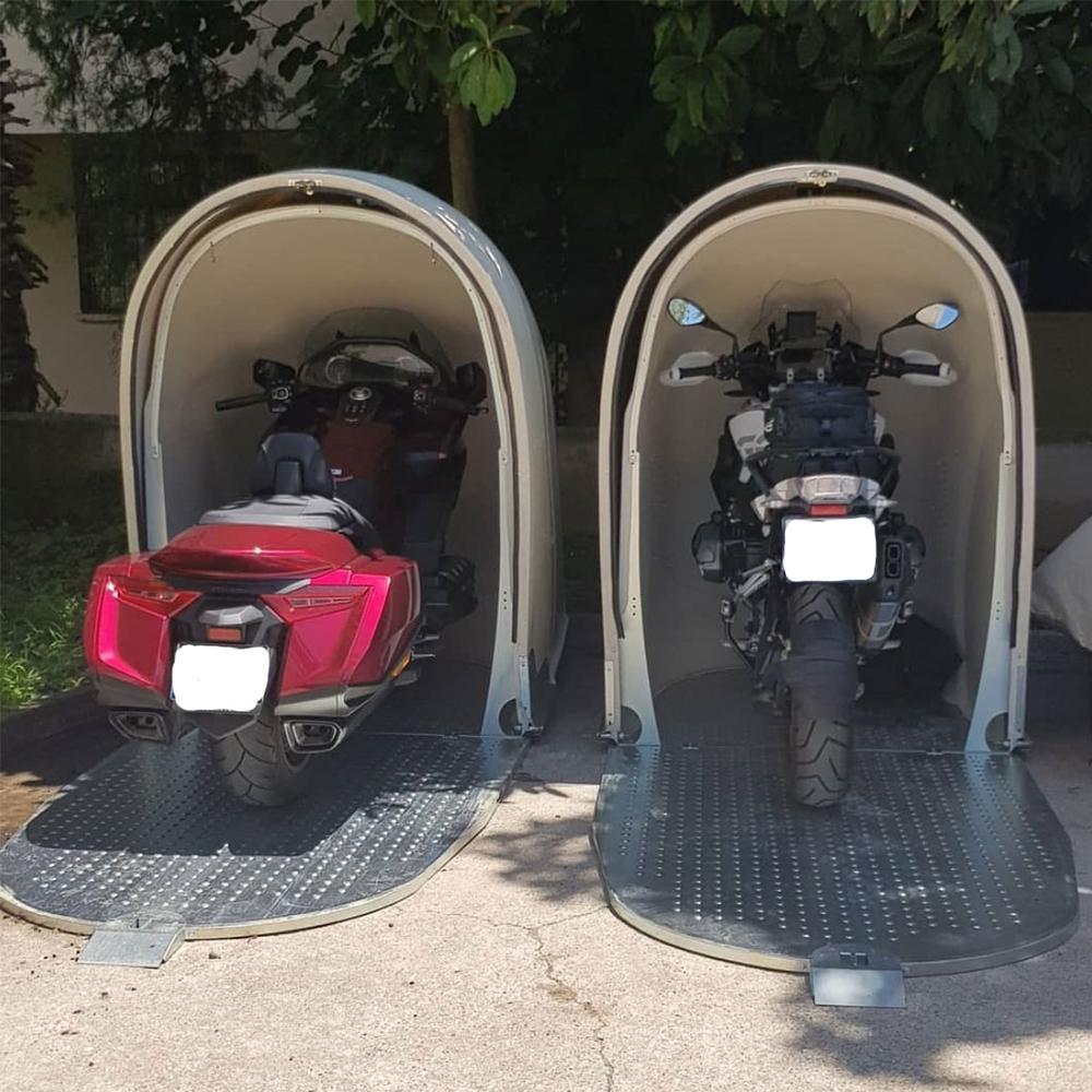 motorcycle sheds